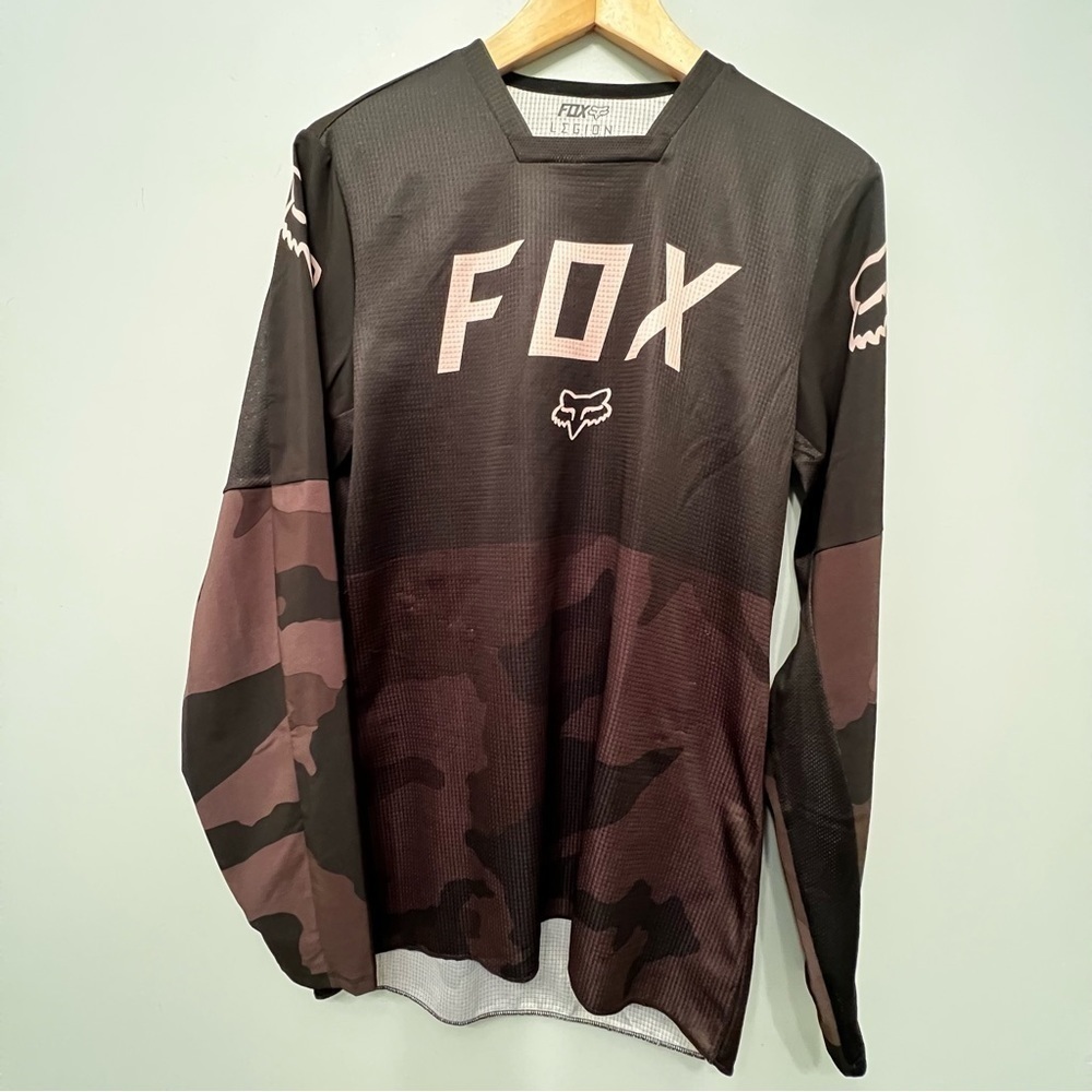 Nwot Fox Legion Jersey, Camo Print, Long Sleeved, Size M